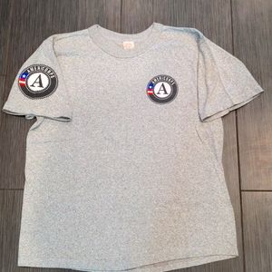 Americorps unisex Gray tee size medium